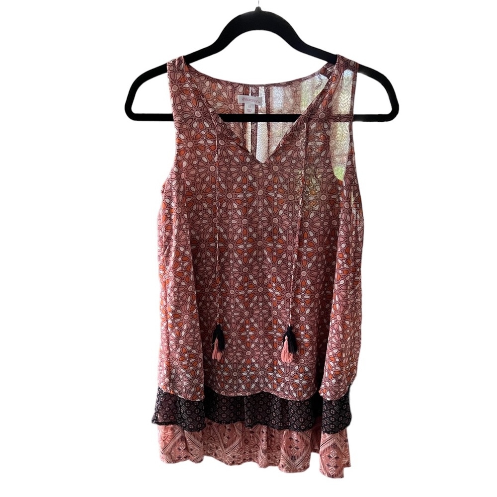 Xhilaration Pink Bohemian Dress XS